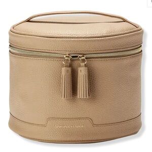 Tartan + Twine Round XL Train Cosmetic Case Bag NWT